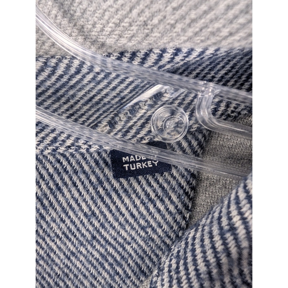 Johnnie-O Middleton Cotton Stretch Knit ‎ Pullover Mens XL Light Gray - Picture 6 of 10